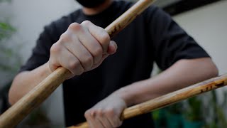 Arnis Stick WarmUp Drills [upl. by Ahsiekit247]