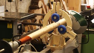 How To Make A Wood Turning Steady Rest [upl. by Ackler]