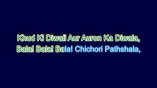 Bala Bala KaraokeShaitan ka salaHousefull 4 with chorus [upl. by Anaderol698]