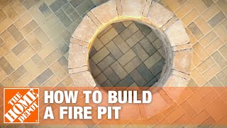 DIY Fire Pit How to Build a Fire Pit  The Home Depot [upl. by Eilrac]