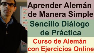 Aprender Aleman Dialogo en aleman SIMPLE [upl. by Patrizia]