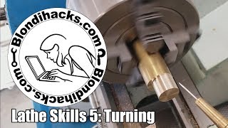 Metal Lathe Tutorial 5 Turning [upl. by Kincaid]