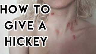 how to give someone a hickey best tutorial [upl. by Sirehc496]