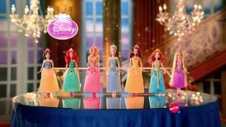 Disney Princess Sparkling Princess Doll Assortment  Mattel [upl. by Anelah]