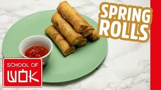 Simple and Tasty Pork Spring Rolls Recipe [upl. by Hubbard]