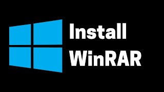 How to Download and Install WinRAR on Windows 10 [upl. by Pritchett]