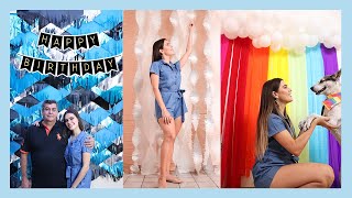 ¡LA IDEA MÁS ECONOMICA PARA DECORAR FIESTAS CORTINAS DE PAPEL PARA CUMPLEAÑOS O CUALQUIER EVENTO 💡 [upl. by Radloff]