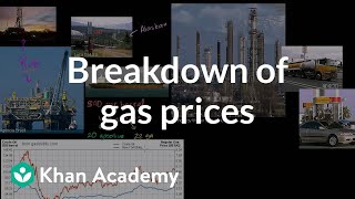 Breakdown of gas prices  Supply demand and market equilibrium  Microeconomics  Khan Academy [upl. by Arodoet]