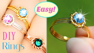 The Lazy Ring Tutorial  EASY DIY Rings Anyone Can Make In Seconds or Minutes [upl. by Romie]