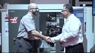 The New Haas ST15SY SubSpindle Lathe from Haas Automation [upl. by Yaf]