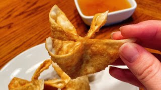 Easy Cream Cheese Wonton Tutorial [upl. by Eelarbed207]