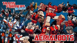 TRANSFORMERS THE BASICS on the AERIALBOTS [upl. by Hsizan]