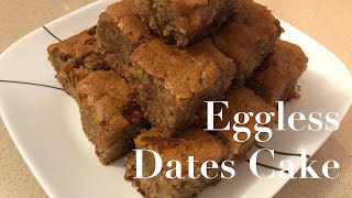 Eggless Dates Cake Recipe in Tamil [upl. by Nattirb464]