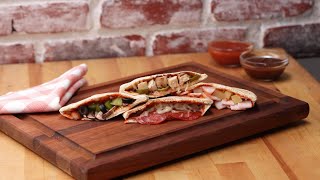 Pita Pizzas That Make Dinner Easy • Tasty [upl. by Groark]