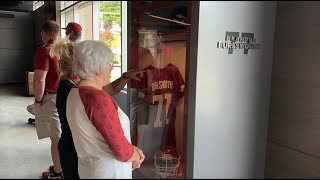 Brandon Burlsworths Locker On Permanent Display  Mothers First Viewing [upl. by Merlina502]