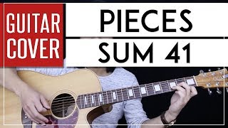 Pieces Guitar Cover  Sum 41 🎸 Tabs  Chords [upl. by Elysha]