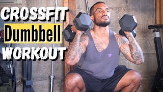 At Home CrossFit® Workout  15 Minute Dumbbell Workout [upl. by Licastro]