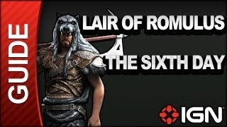 Assassins Creed Brotherhood Walkthrough  Lairs of Romulus The Sixth Day [upl. by Ahsinat]