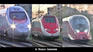 Train Spotting  Frecciarossa Frecciargento Italo  Roma Settebagni [upl. by Dowzall]