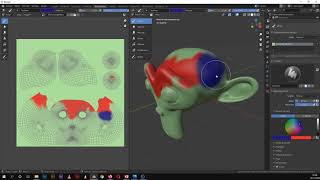 Colorear texturas y usar texturas como esténcil en Blender Parte01 [upl. by Orat]