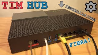 TIM HUB DGA4132 • Installazione Configurazione Test [upl. by Llehsyt]