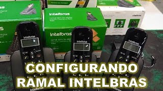 Configurando ramal com telefones INTELBRAS Configuração [upl. by Namaj320]