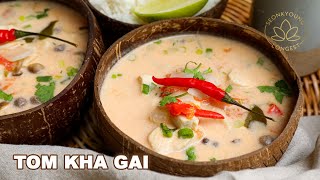 Authentic Tom Kha Gai Thai BEST EVER Coconut Chicken Soup [upl. by Osyth]