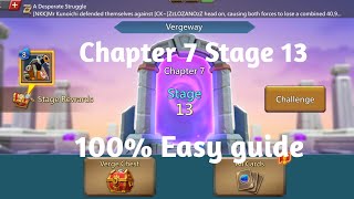 Lords mobile Vergeway chapter 7 Stage 13 easiest guide [upl. by Alusru]