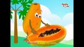 Fruit Rhymes  Papaya English for kids by Jingle Toons Nursary Rhymes Series Animation [upl. by Alden]