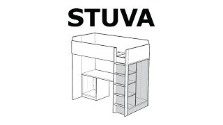 How to assemble the STUVA storage unit [upl. by Julio]