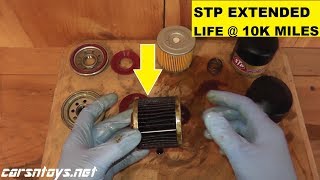 STP Extended Life Oil Filter Review After 10k Miles [upl. by Meta]