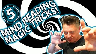 TOP 5 MIND READING Magic Trick Tutorials Im going to read your mind [upl. by Nednil]