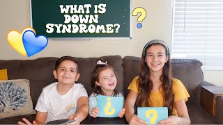 DOWN SYNDROME EXPLAINED BY KIDS [upl. by Llehsem]