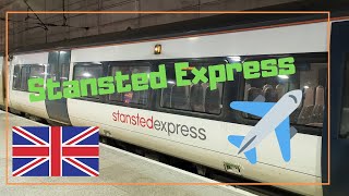 Stansted Express from London to Stansted Airport Walkthrough FPV London Airport Express Tripreport [upl. by Attenor920]