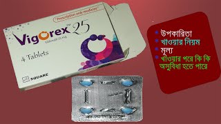 Vigorex Tablet  Sildenafil  Details [upl. by Hartzke428]