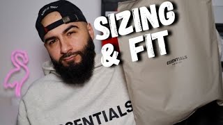 FEAR OF GOD ESSENTIALS HOODIE  Sizing amp Fit  How To Style [upl. by Sproul316]