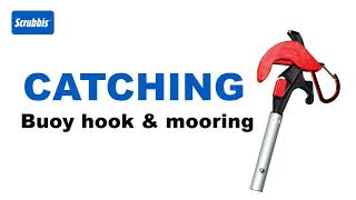 CATCHING boat hook  instruction video  How to moor [upl. by Rinna]