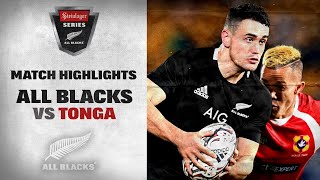 HIGHLIGHTS All Blacks v Tonga Steinlager Series 2021 [upl. by Cross]