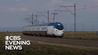 Amtrak tests new faster trains [upl. by Bryner]