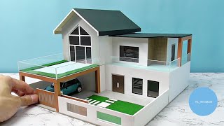 Mini House Model Making 40 [upl. by Enilrek]