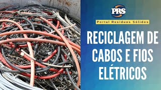 Reciclagem de cabos e fios eletricos [upl. by Aiynat]