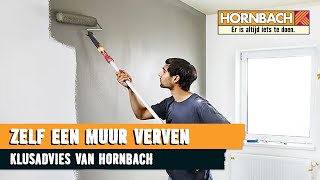 Muur verven met HORNBACH [upl. by Akena]