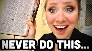 BIBLE STUDY TIPS how to read the bible for beginners [upl. by Animrac]