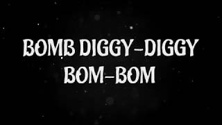 Bom Diggy Diggy Full Lyrics  Zack Knight  Jasmin Walia  Sonu Ke Titu Ki Sweety LYRIC VIDEO [upl. by Nnylrefinnej679]