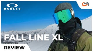 Oakley FALL LINE XL Snowboarding Goggles are 🔥 SportRx [upl. by Assirrak30]