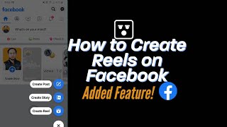 How to Create Reels on Facebook facebookreels [upl. by Etyam744]