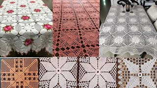 10 Manteles de tejido a crochet y patrones para inspirar [upl. by Sokul485]