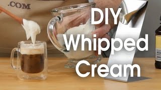 DIY whipped cream in 60 seconds [upl. by Auhel]