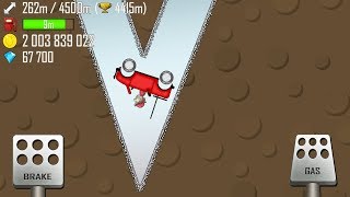 Hill Climb Racing CAVE 4415m with JEEP 😱  GamePlay [upl. by Utas]