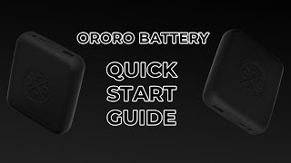 ororo heated apparel Battery Quick Start Guide [upl. by Yrtnej567]